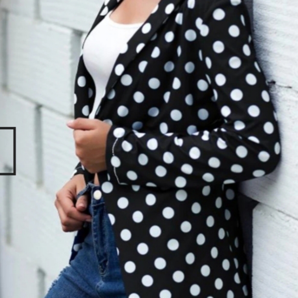 Pokadot blazer